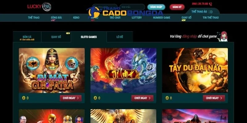 Các tính năng nổi bật được ưa chuộng tại LUCKY88