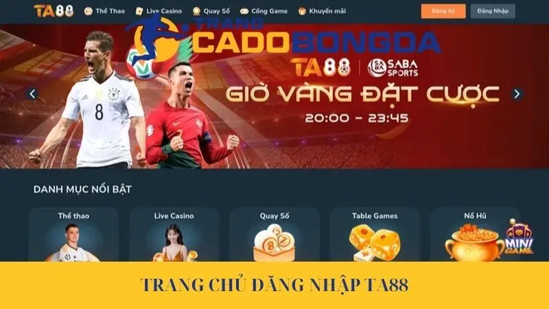 Trang chủ đăng nhập Ta88