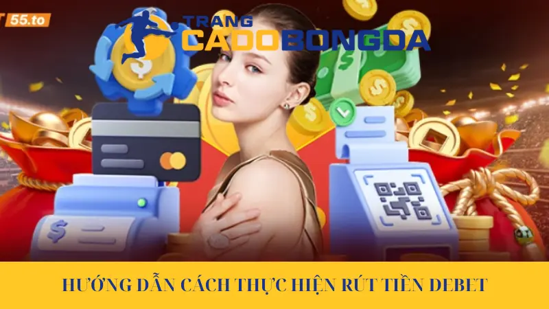 Hướng dẫn cách thực hiện rút tiền Debet